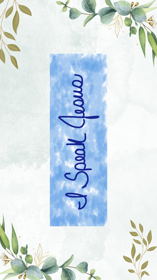 I Speak Jesus Bookmarker