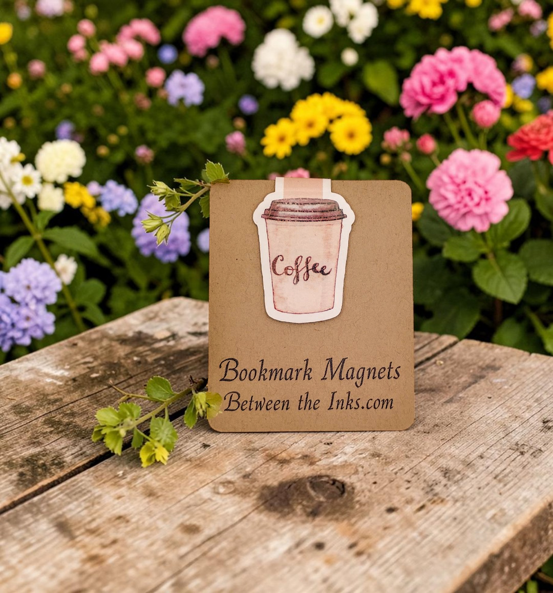 Coffee Cup Magnetic Bookmarker