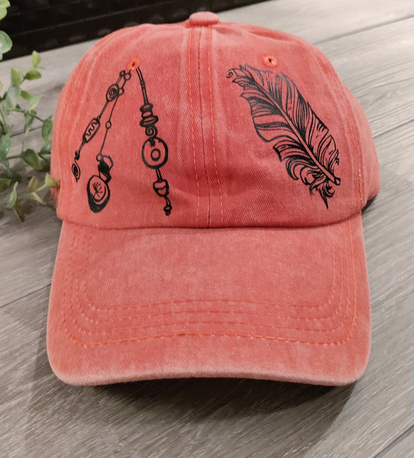 Hat/burnt orange wild soul
