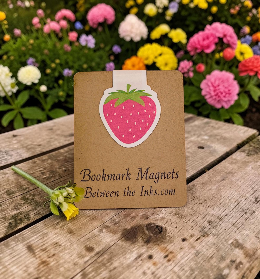 Strawberry Magnetic Bookmarker