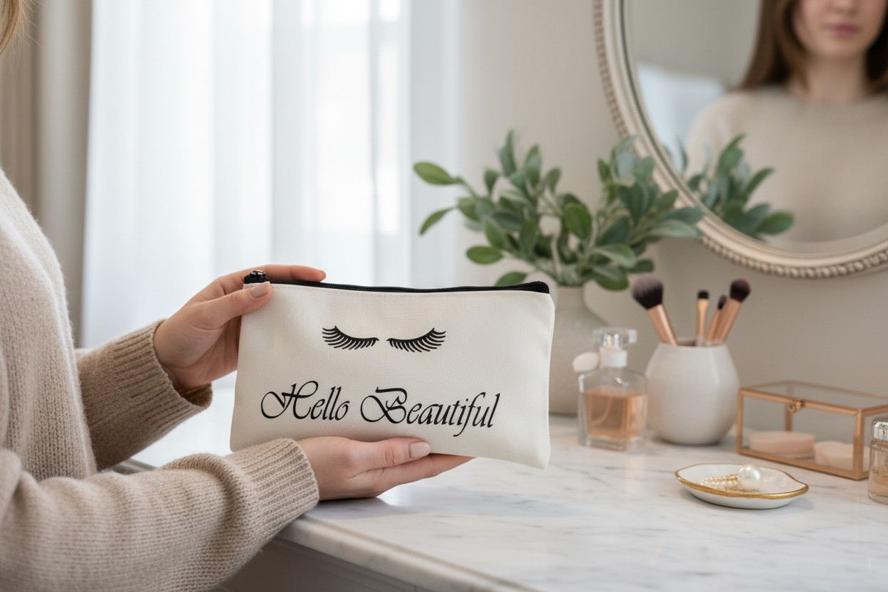 Hello Beautiful Make Up Bag
