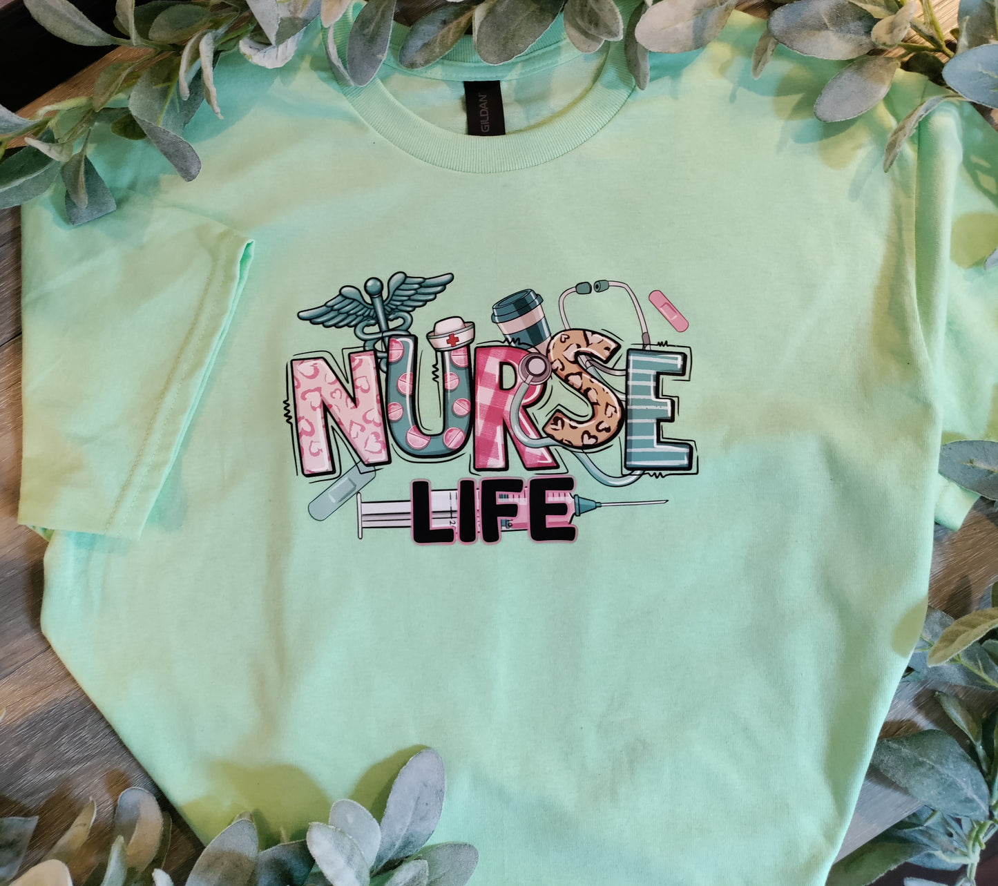 Nurses Mint Green short sleeve