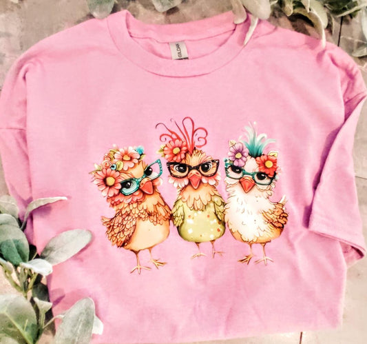 3 Sassy Chick Shirt in pink