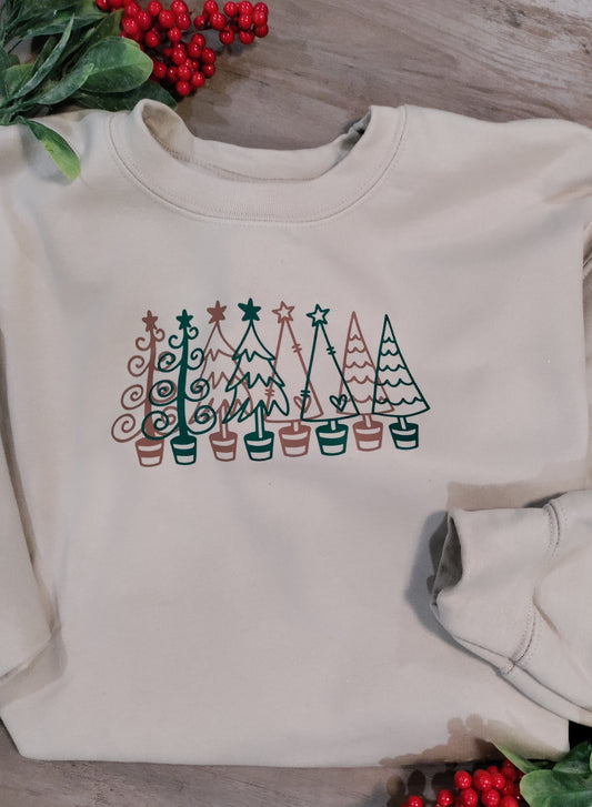 Christmas Trees Sweatshirt