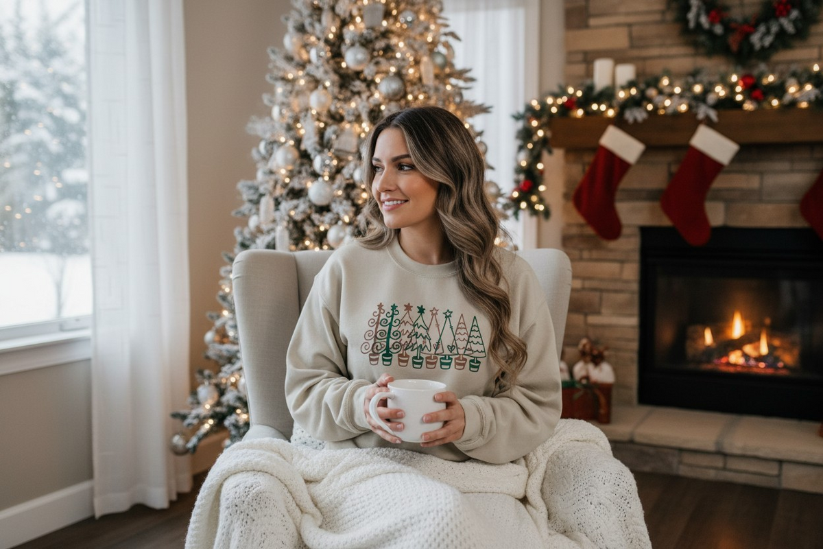 Christmas Trees Sweatshirt