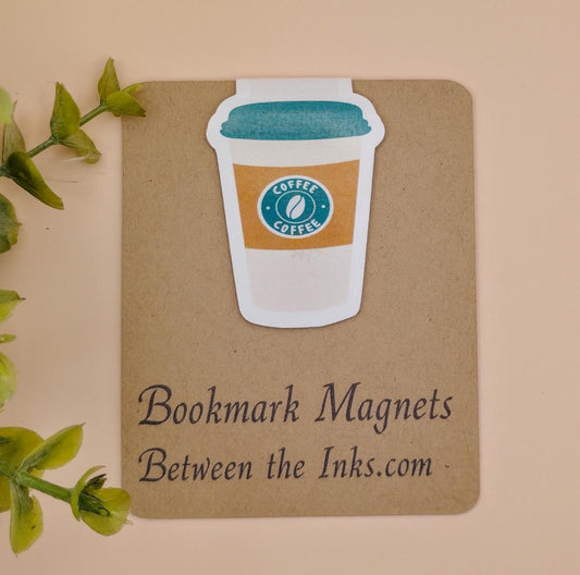 Coffee Coffee Cup Magnetic Bookmarker