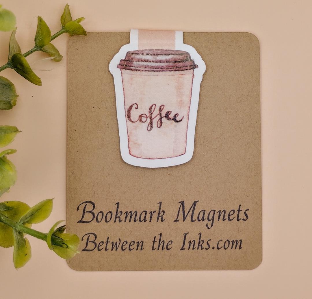 Coffee Cup Magnetic Bookmarker