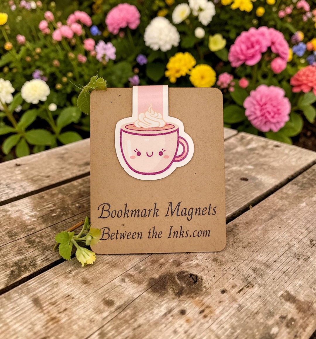 Coffee Mug Magnetic Bookmarker