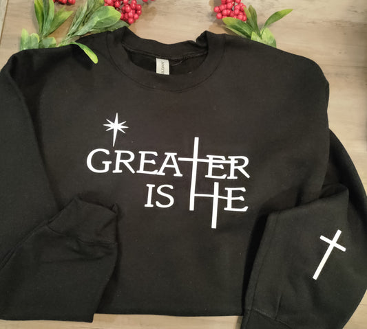 Greater Is He