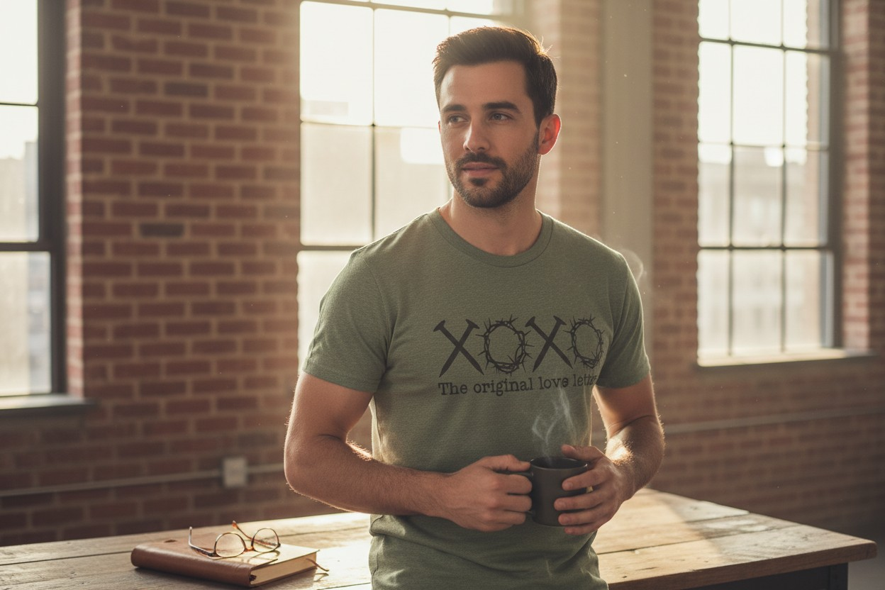 Men's Shirt with XOXO The Original love letters