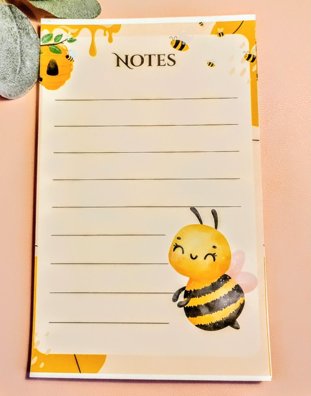 Stationary Bee Notepads 40 pages
