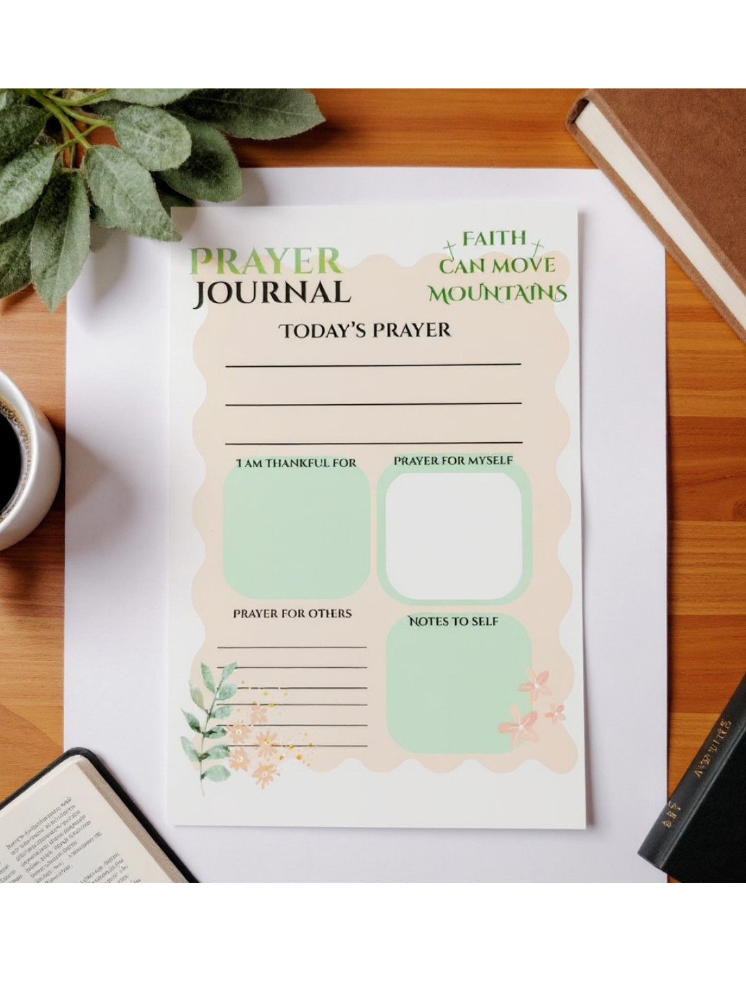 Stationary Prayer Journal Notepad 40 pages