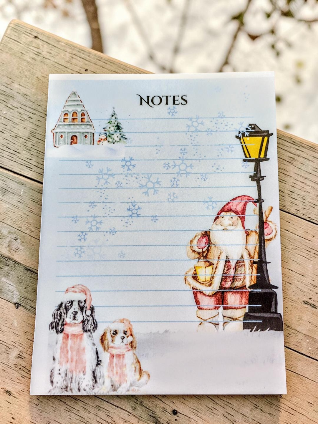 Stationary Santa's Dogs Notepad 40 pages