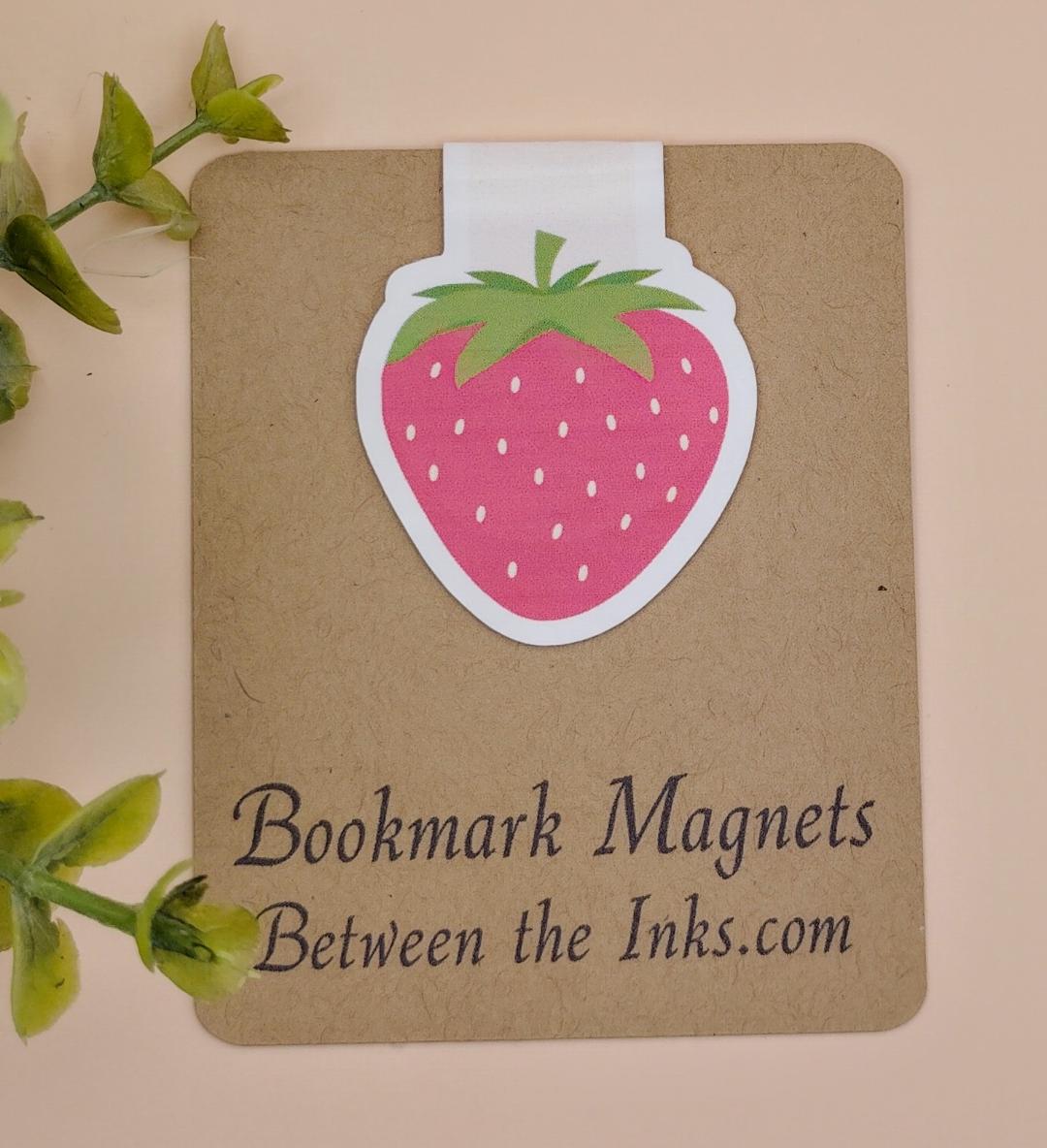 Strawberry Magnetic Bookmarker