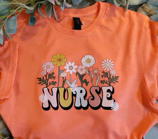 Nurses Orange Short Sleeve