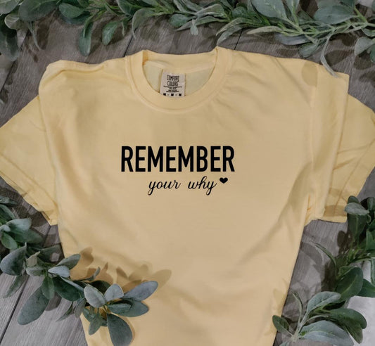 Remember your why